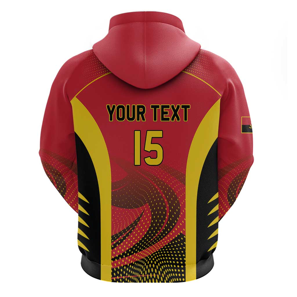 Afro Basketball Custom Angola Hoodie Go Champions - African Pride