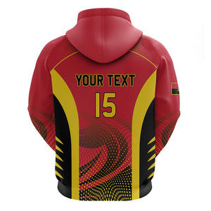 Afro Basketball Custom Angola Hoodie Go Champions - African Pride