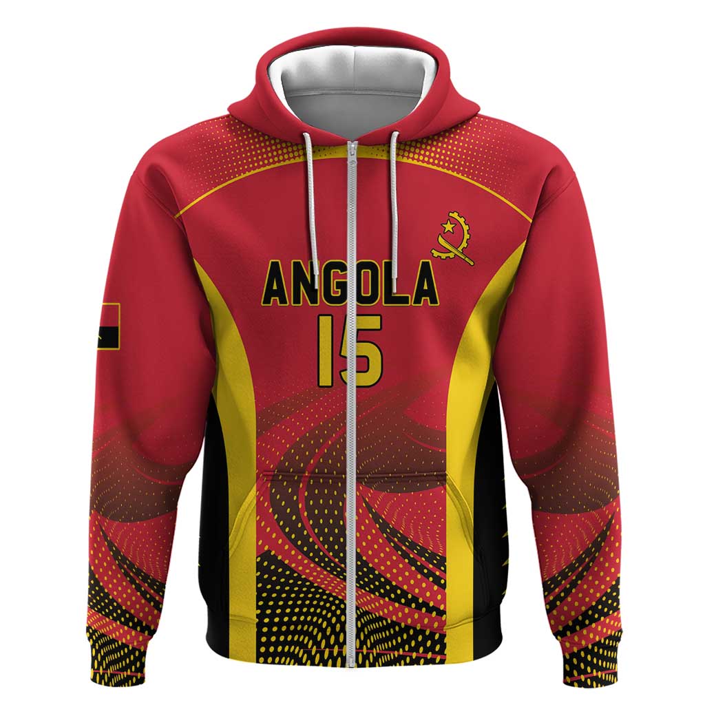 Afro Basketball Custom Angola Hoodie Go Champions - African Pride