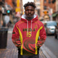 Afro Basketball Custom Angola Hoodie Go Champions - African Pride