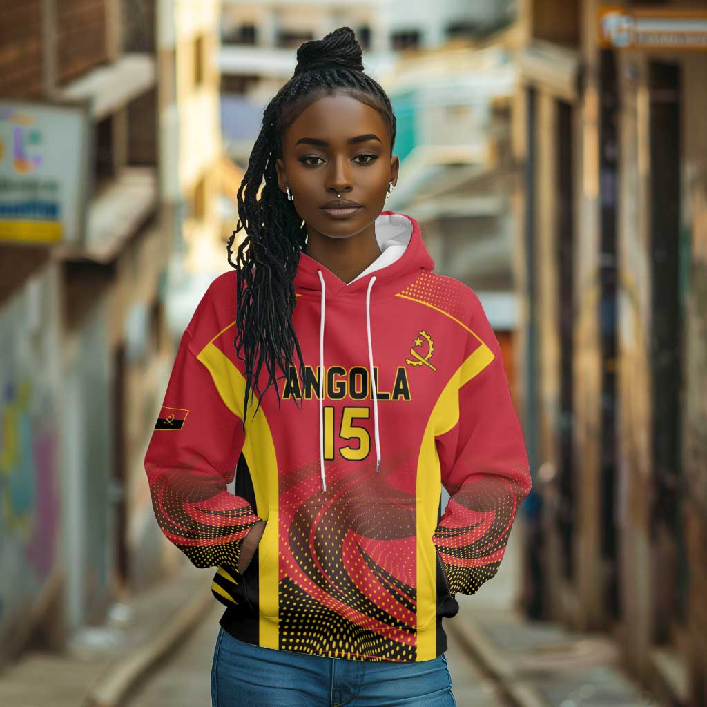 Afro Basketball Custom Angola Hoodie Go Champions - African Pride