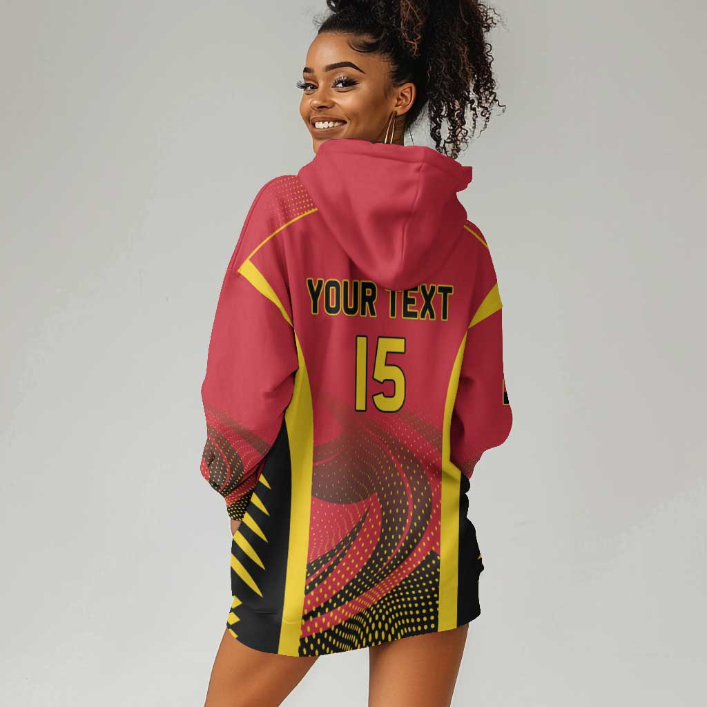 Afro Basketball Custom Angola Hoodie Dress Go Champions - African Pride