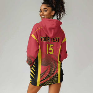 Afro Basketball Custom Angola Hoodie Dress Go Champions - African Pride
