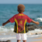 Afro Basketball Custom Angola Kid Hawaiian Shirt Go Champions - African Pride