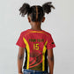 Afro Basketball Custom Angola Kid T shirt Go Champions - African Pride