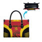 Angola Basketball Custom Leather Bag Go Champions