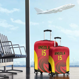 Afro Basketball Custom Angola Luggage Cover Go Champions - African Pride