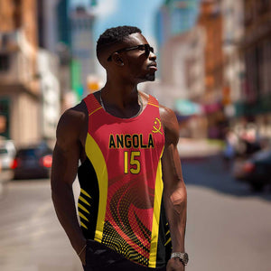 Afro Basketball Custom Angola Men Tank Top Go Champions - African Pride