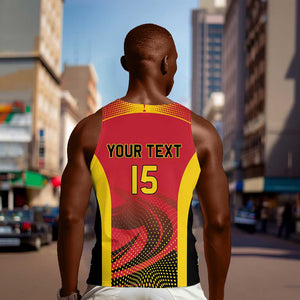 Afro Basketball Custom Angola Men Tank Top Go Champions - African Pride