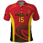 Afro Basketball Custom Angola Polo Shirt Go Champions - African Pride