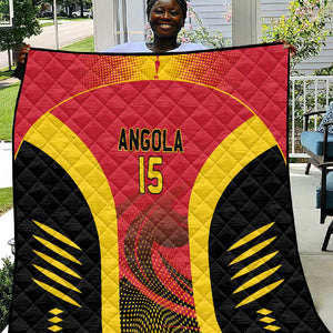 Afro Basketball Custom Angola Quilt Go Champions - African Pride