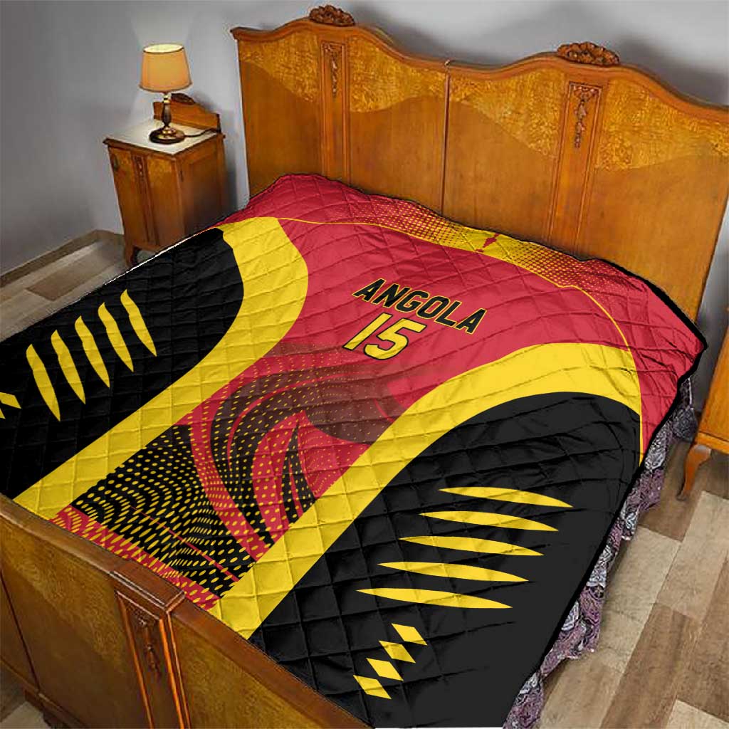 Afro Basketball Custom Angola Quilt Go Champions - African Pride