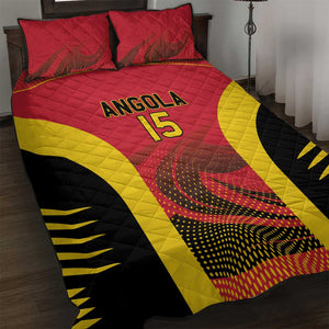 Afro Basketball Custom Angola Quilt Bed Set Go Champions - African Pride