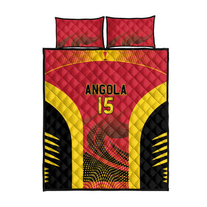 Afro Basketball Custom Angola Quilt Bed Set Go Champions - African Pride