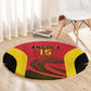 Afro Basketball Custom Angola Round Carpet Go Champions - African Pride