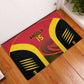 Afro Basketball Custom Angola Rubber Doormat Go Champions - African Pride