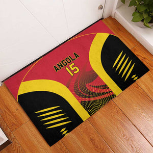 Afro Basketball Custom Angola Rubber Doormat Go Champions - African Pride