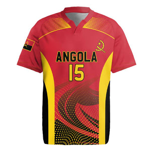 Afro Basketball Custom Angola Rugby Jersey Go Champions - African Pride