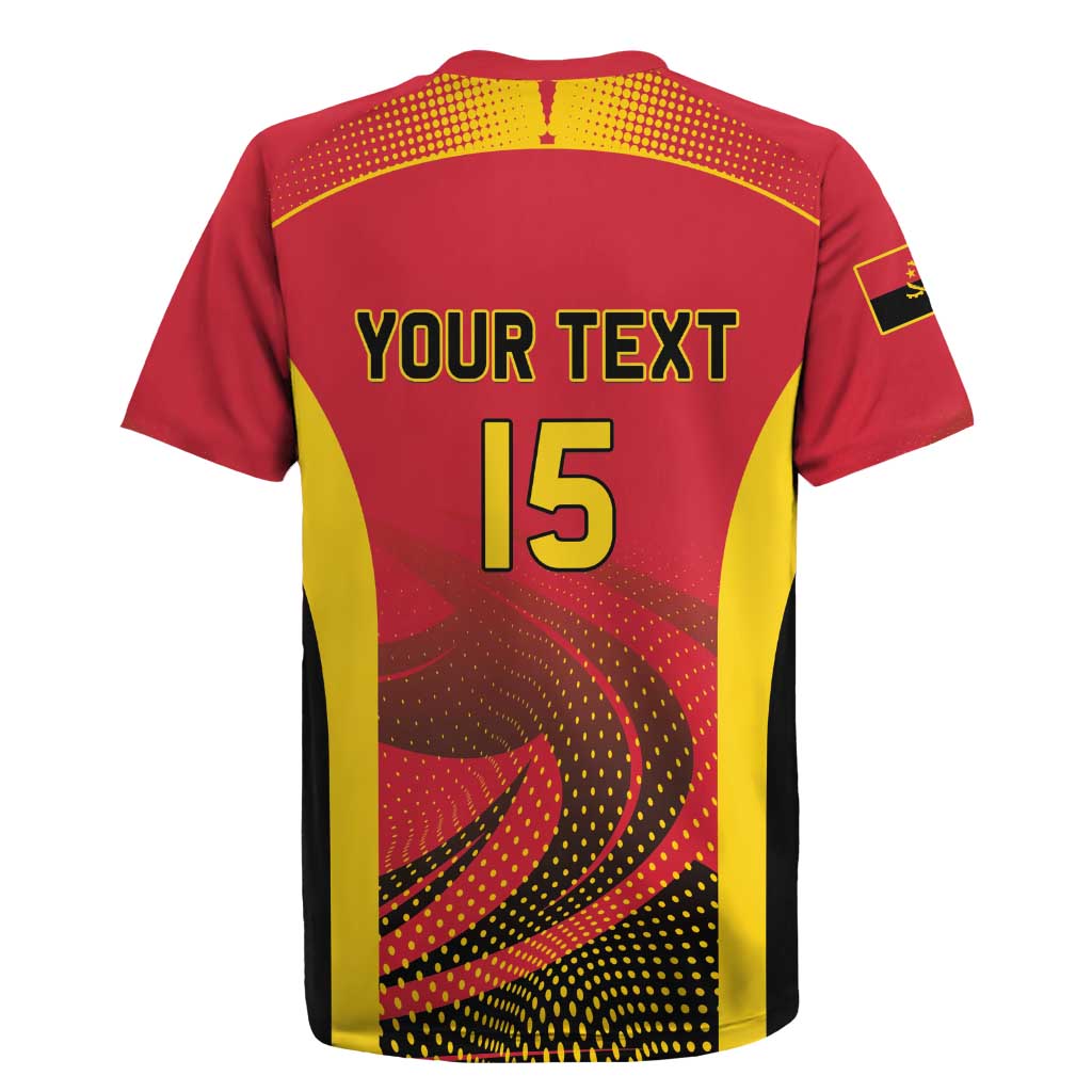 Afro Basketball Custom Angola Rugby Jersey Go Champions - African Pride