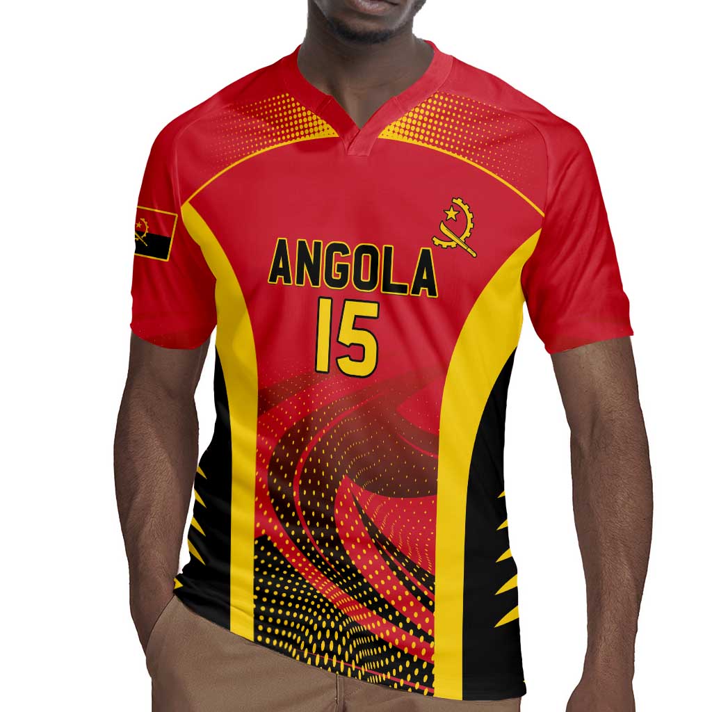 Afro Basketball Custom Angola Rugby Jersey Go Champions - African Pride