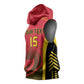 Afro Basketball Custom Angola Sleeveless Hoodie Go Champions - African Pride