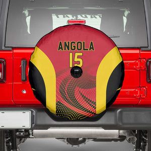 Afro Basketball Custom Angola Spare Tire Cover Go Champions - African Pride