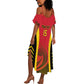 Afro Basketball Custom Angola Summer Maxi Dress Go Champions - African Pride