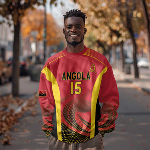 Afro Basketball Custom Angola Sweatshirt Go Champions - African Pride