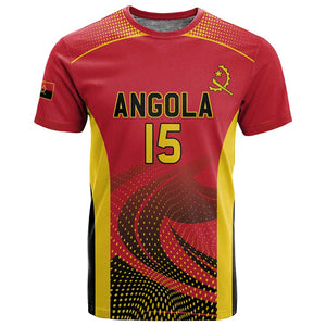 Afro Basketball Custom Angola T shirt Go Champions - African Pride