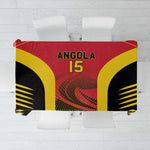 Afro Basketball Custom Angola Tablecloth Go Champions - African Pride