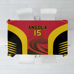 Afro Basketball Custom Angola Tablecloth Go Champions - African Pride