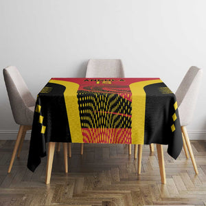 Afro Basketball Custom Angola Tablecloth Go Champions - African Pride
