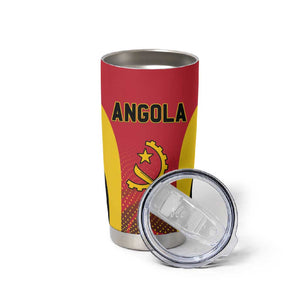 Afro Basketball Custom Angola Tumbler Cup Go Champions - African Pride