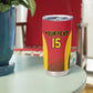 Afro Basketball Custom Angola Tumbler Cup Go Champions - African Pride