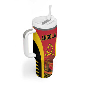 Afro Basketball Custom Angola Tumbler With Handle Go Champions - African Pride