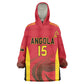 Afro Basketball Custom Angola Wearable Blanket Hoodie Go Champions - African Pride