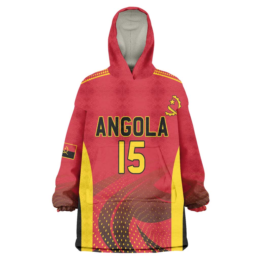 Afro Basketball Custom Angola Wearable Blanket Hoodie Go Champions - African Pride