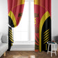 Afro Basketball Custom Angola Window Curtain Go Champions - African Pride