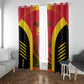 Afro Basketball Custom Angola Window Curtain Go Champions - African Pride