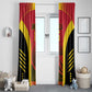 Afro Basketball Custom Angola Window Curtain Go Champions - African Pride