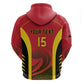 Afro Basketball Custom Angola Zip Hoodie Go Champions - African Pride