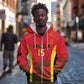 Afro Basketball Custom Angola Zip Hoodie Go Champions - African Pride