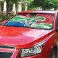 Equatorial Guinea Independence Day Auto Sun Shade Coat Of Arms With Map