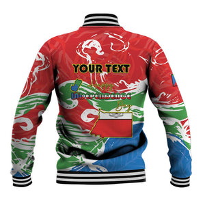 Equatorial Guinea Personalized Baseball Jacket Happy Independence Day - African Pride