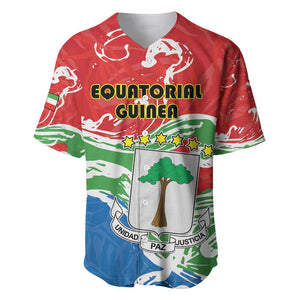 Equatorial Guinea Personalized Baseball Jersey Happy Independence Day - African Pride