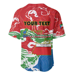 Equatorial Guinea Personalized Baseball Jersey Happy Independence Day - African Pride