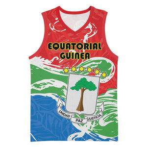 Equatorial Guinea Personalized Basketball Jersey Happy Independence Day - African Pride