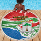 Equatorial Guinea Beach Blanket Happy Independence Day - African Pride