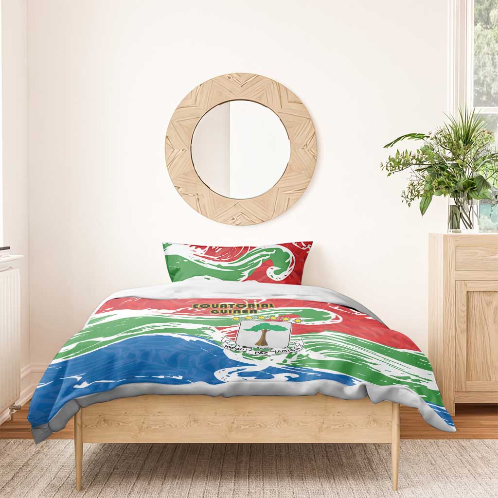 Equatorial Guinea Bedding Set Happy Independence Day - African Pride