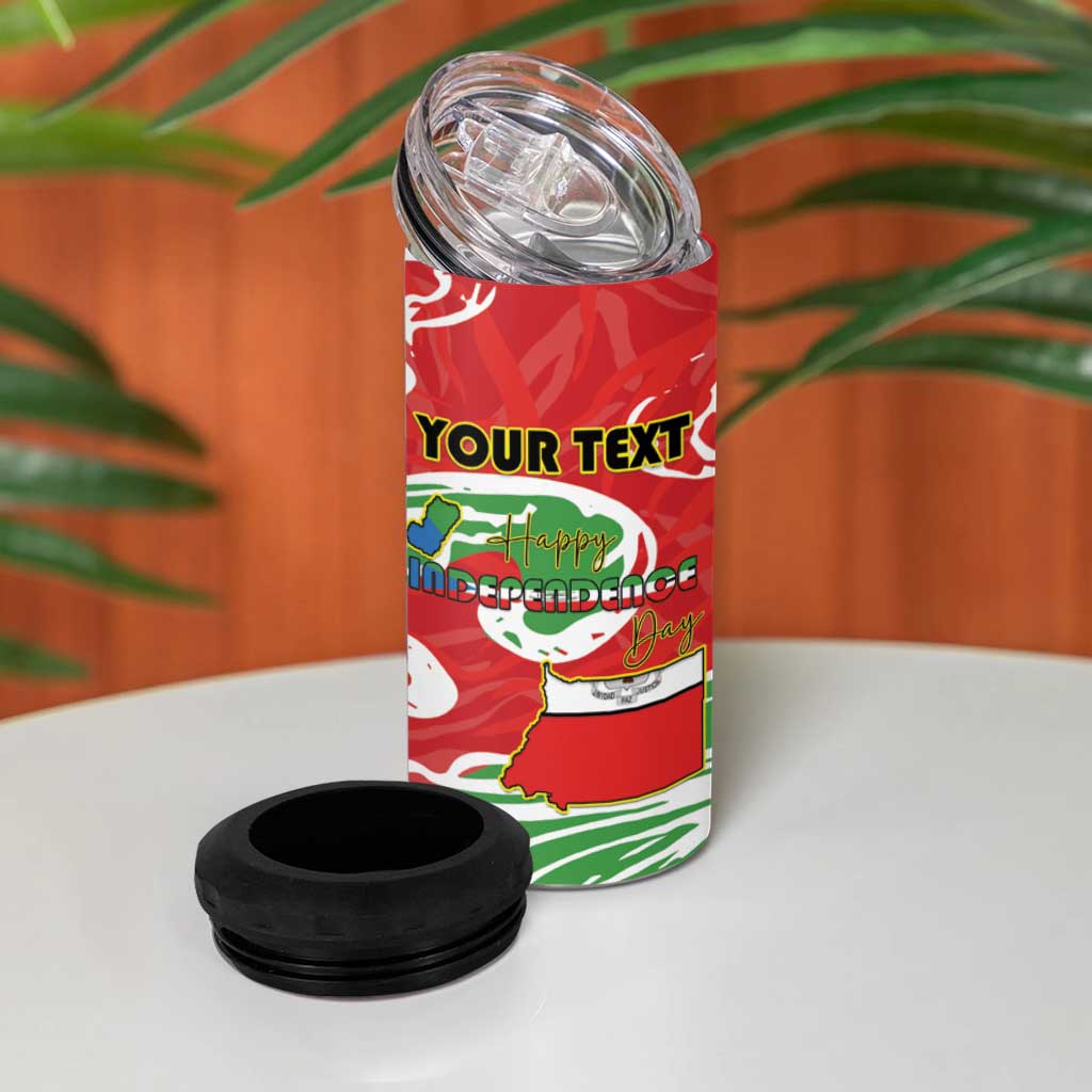 Equatorial Guinea Personalized 4 in 1 Can Cooler Tumbler Happy Independence Day - African Pride